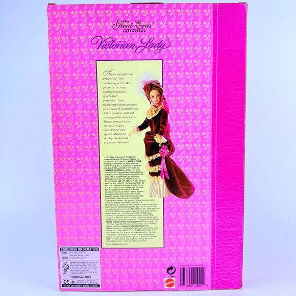 Mattel Barbie Collector Edition The Great Eras Victorian Lady New In Box Sealed - Picture 5 of 8